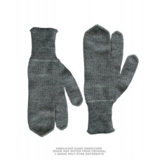 Перчатки зимние швейцарские с тремя пальцами SWISS WOOL GLOVES 3-FINGERS, Grey