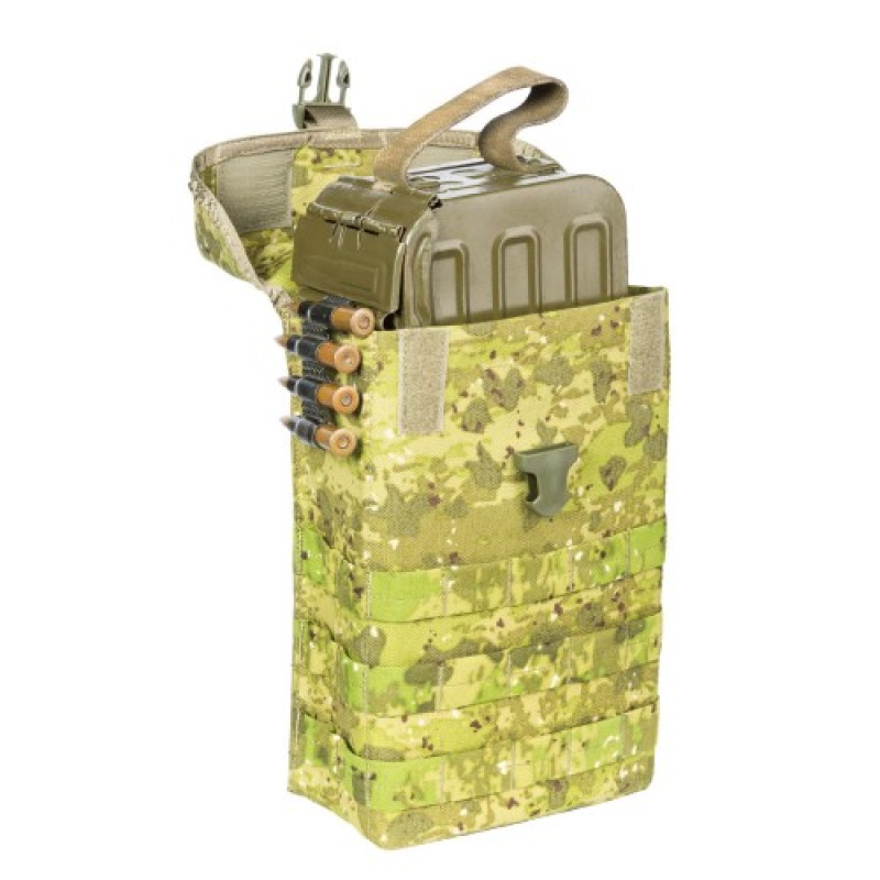 Подсумок для короба ПК (лента на 100 патр.) MOLLE SAW PK-BP, Камуфляж Жаба Полевая