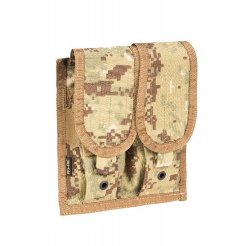 Подсумок для магазинов AK/M4 MOLLE RMCP (Rifle Mag's Covered Pouch), АКЦИЯ, SOCOM camo