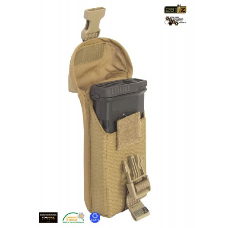 Подсумок одинарный магазинов снайперской винтовки M.U.B.S.SRSMP-308/20(Sniper Rifle Single Mag P.), Coyote Brown