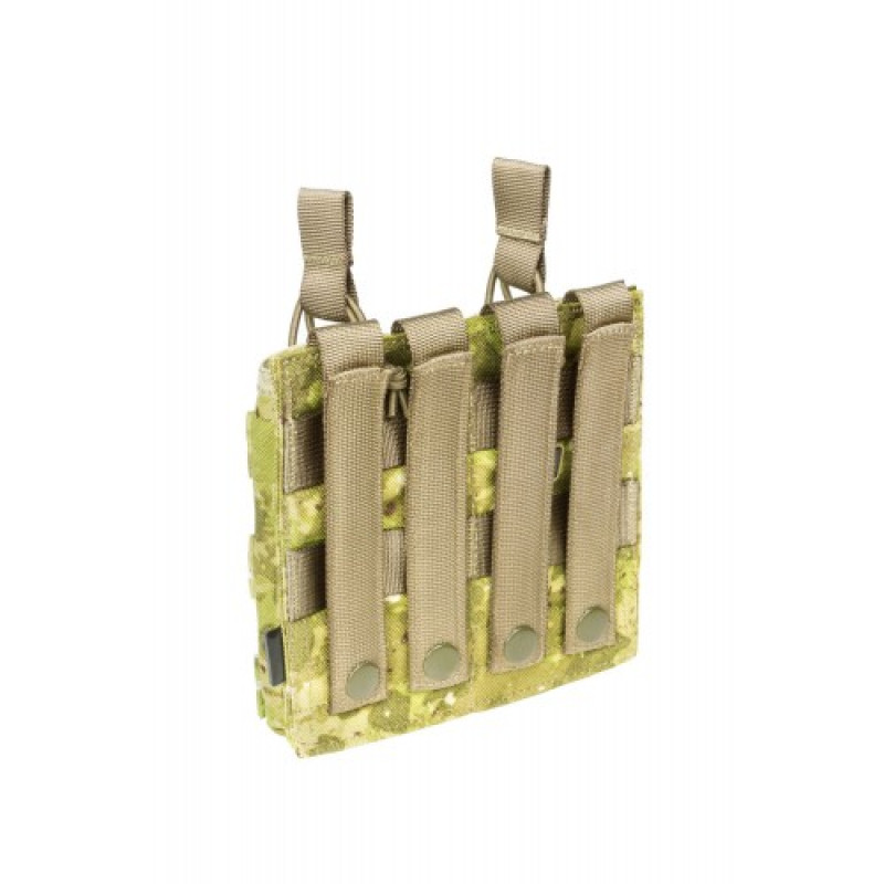 Підсумок відкритий для двох магазинів АК/М16 MOLLE RMBP (Rifle Mag's Bunji Pouch) Камуфляж Жаба Польова