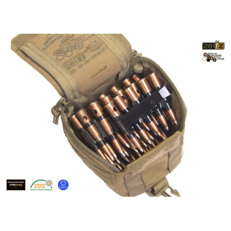 Підсумок польовий гранатний/універсальний M.U.B.S.AGP (Ammunition/Grenade Pouch) , Coyote Brown