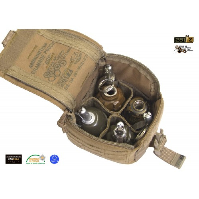 Підсумок польовий гранатний/універсальний M.U.B.S.AGP (Ammunition/Grenade Pouch) , Coyote Brown