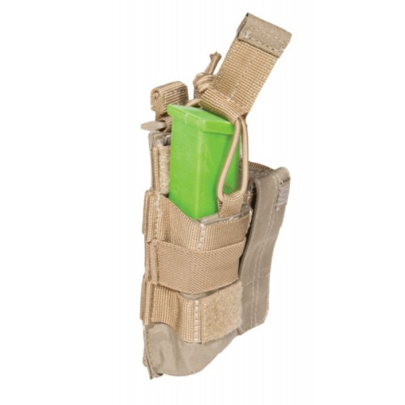 Подсумок тактический для двух пистолетных магазинов 5.11 Double Pistol Bungee/Cover, Sandstone