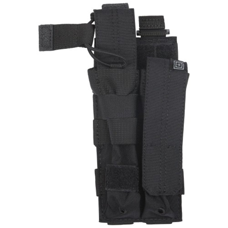 Подсумок тактический двойной для магазинов 5.11 Tactical MP5 Bungee w/Cover Black
