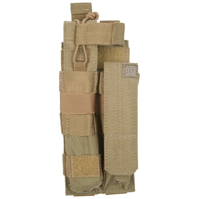 Подсумок тактический двойной для магазинов 5.11 Tactical MP5 Bungee w/Cover Sandstone