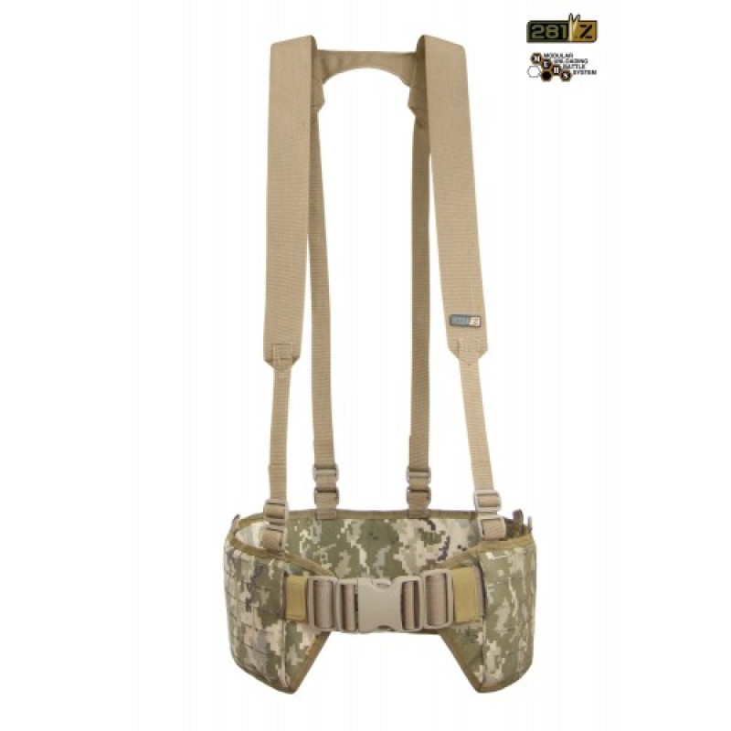 Полевая разгрузочная система M.U.B.S.BFBS( BattleField Belt with Suspenders ) , Ukrainian Digital Camo (MM-14)
