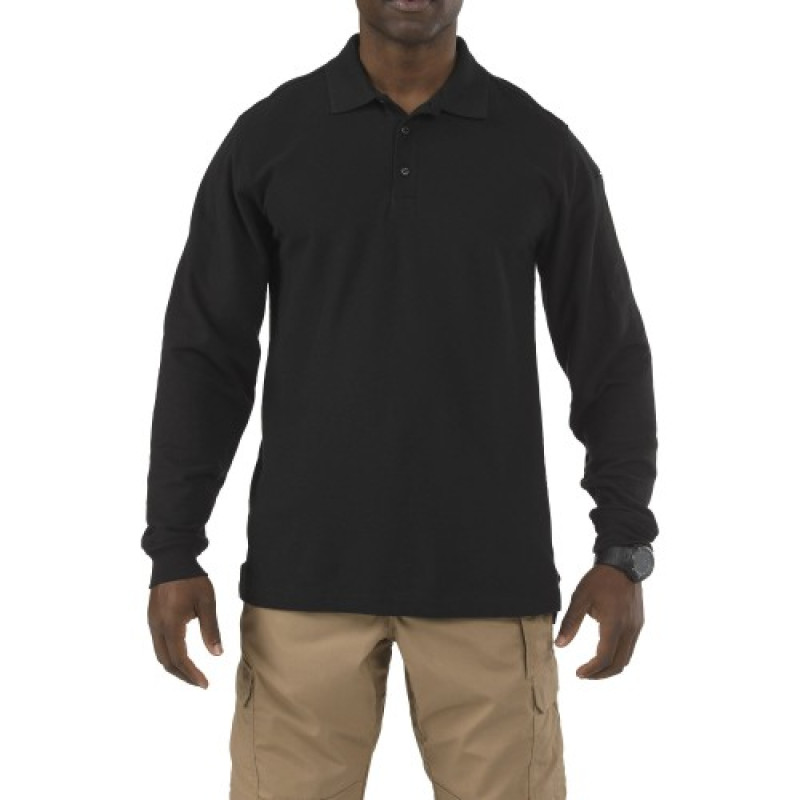 Поло с длинным рукавом 5.11 UTILITY LONG SLEEVE POLO Black