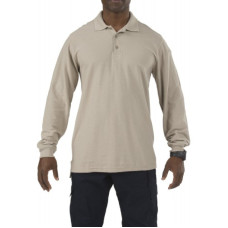 Поло с длинным рукавом 5.11 UTILITY LONG SLEEVE POLO, Silver Tan