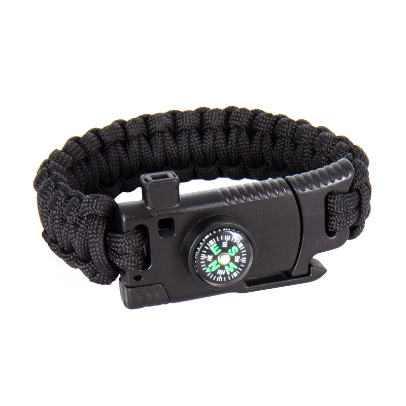 Браслет из паракорда "Cobra Survival Paracord Bracelet" арт. UA281-11111-BK