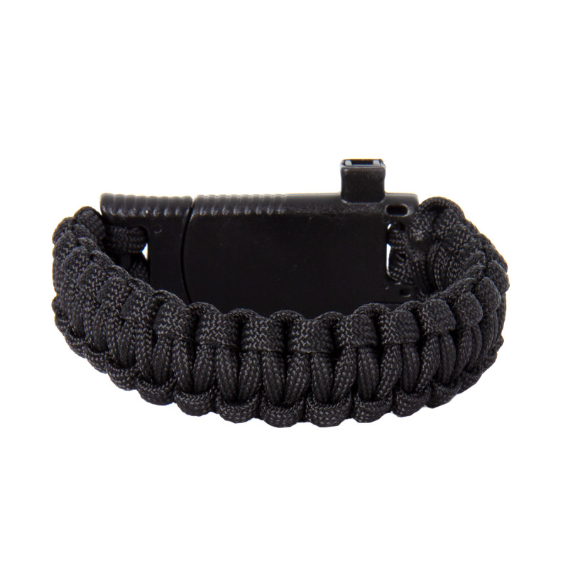 Браслет из паракорда "Cobra Survival Paracord Bracelet" арт. UA281-11111-BK