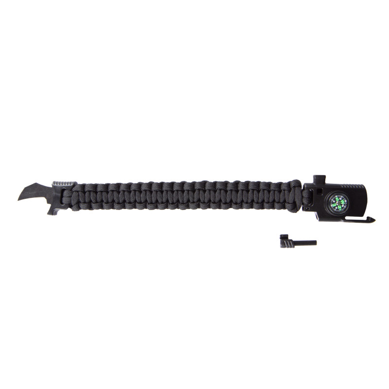 Браслет из паракорда "Cobra Survival Paracord Bracelet" арт. UA281-11111-BK