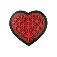 Нашивка "5.11 Tactical Airplane Heart Patch"
