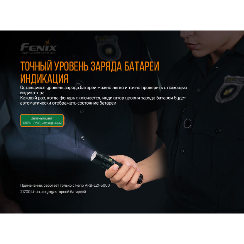 Фонарь ручной Fenix PD36R арт. PD36R