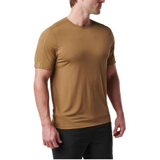 Футболка тактична потовідвідна 5.11 Tactical No Mercy PT-R Short Sleeve Top, Kangaroo