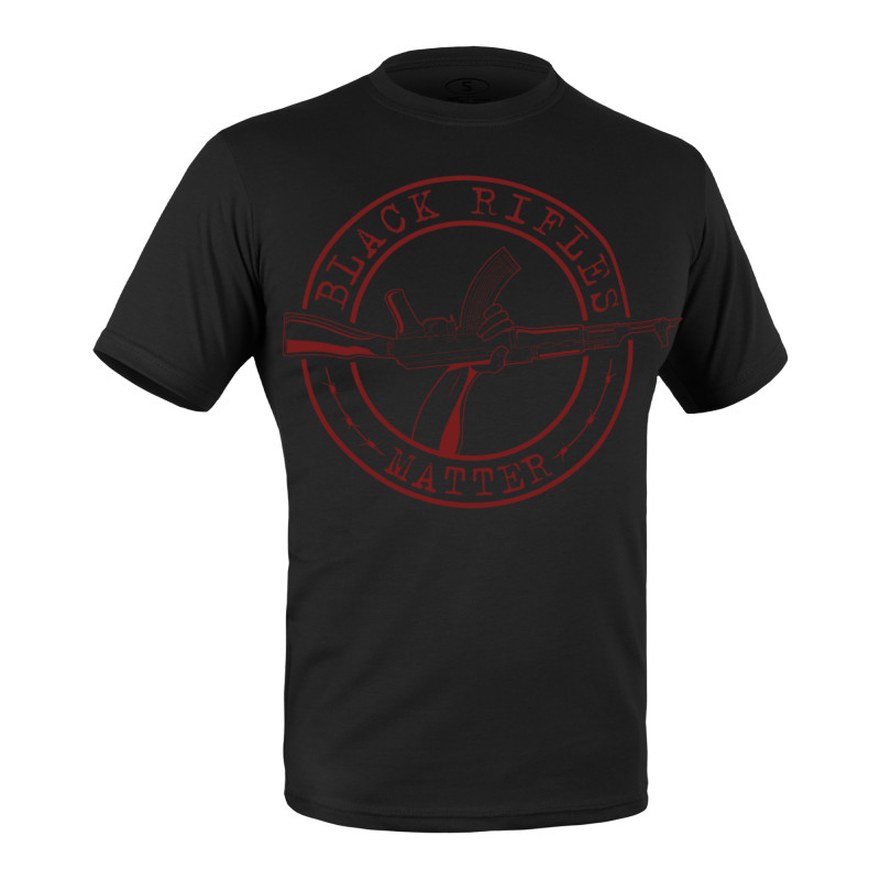Футболка c рисунком "Black Rifles Matter" арт. UA281-29891-BK-BRM