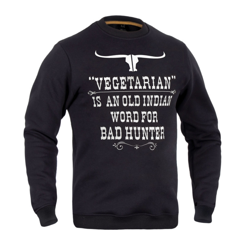 Свитшот зимний "Vegetarian" NightGlow Series арт. UA281-29911-BK-VN-NG