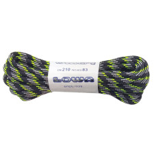 Шнурки трекінгові Lowa TREKKING, green/grey dotted, Electric green