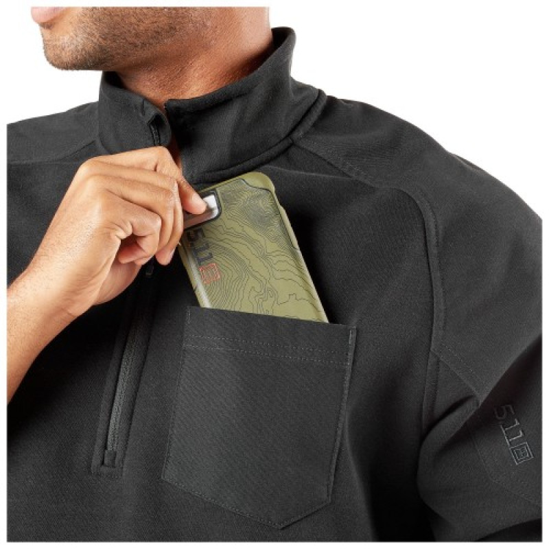 Реглан 5.11 Radar Fleece Half Zip, Black