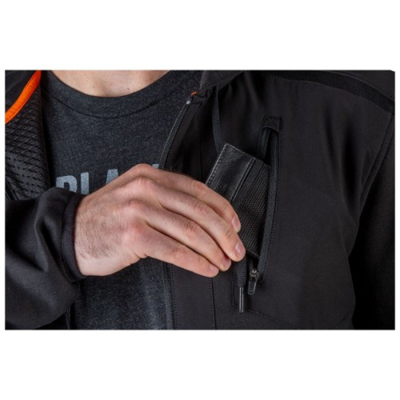 Реглан тактический на молнии 5.11 Tactical. Rappel Jacket, Black