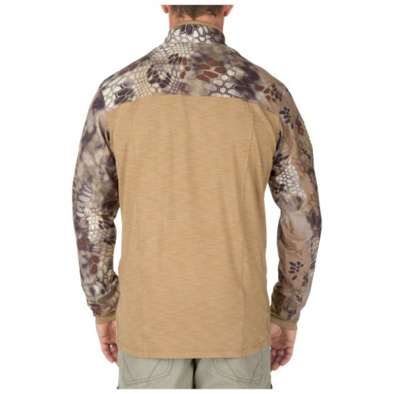 Рубашка боевая 5.11 Rapid Half Zip, Coyote