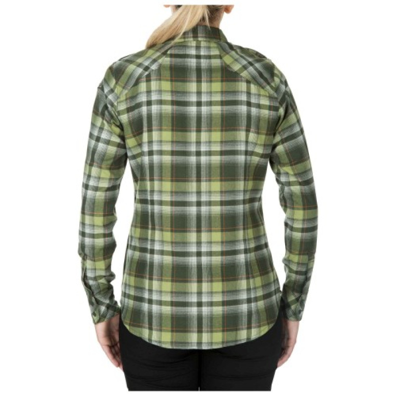 Сорочка жіноча тактична фланелева 5.11 Heartbreaker Flannel Shirt, Swamp