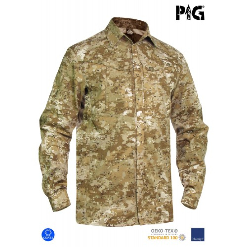 Сорочка польова Huntman-Camo, Камуфляж Жаба Степова