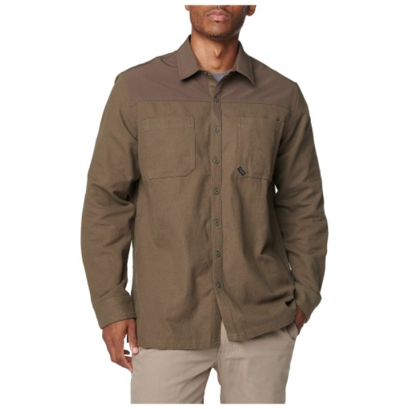 Сорочка тактична 5.11 Tactical Ascension Long Sleeve Shirt, Tundra