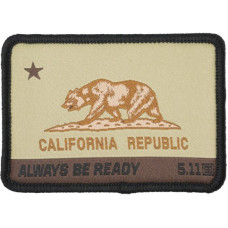Шеврон 5.11 CA STATE BEAR PATCH, Coyote