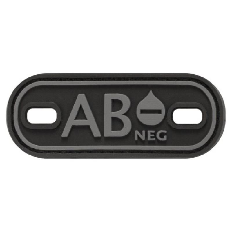 Шеврон гумовий на липучці P1G-Tac група крові Blood Type (2 шт. у компл.), Olive Drab