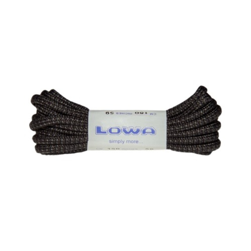 Шнурки Lowa ATC MID 150 cm, black/grey dotted