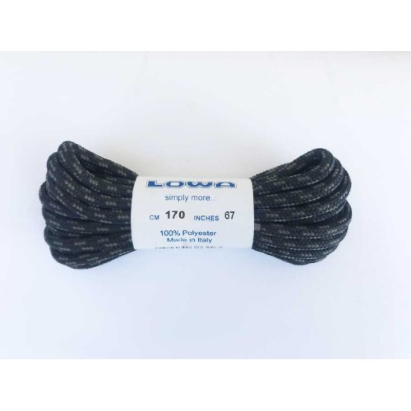 Шнурки Lowa TREKKING 170 cm, black, Black