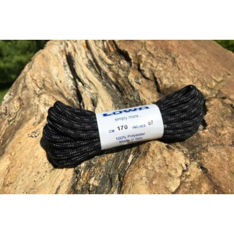 Шнурки Lowa TREKKING 170 cm, black, Black