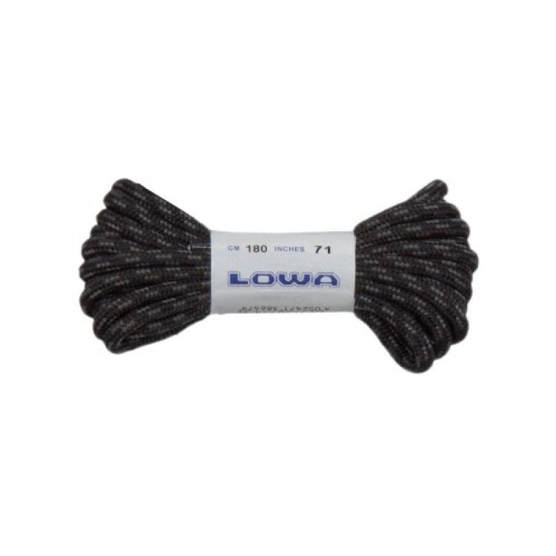 Шнурки Lowa TREKKING 180 cm, black/grey dotted