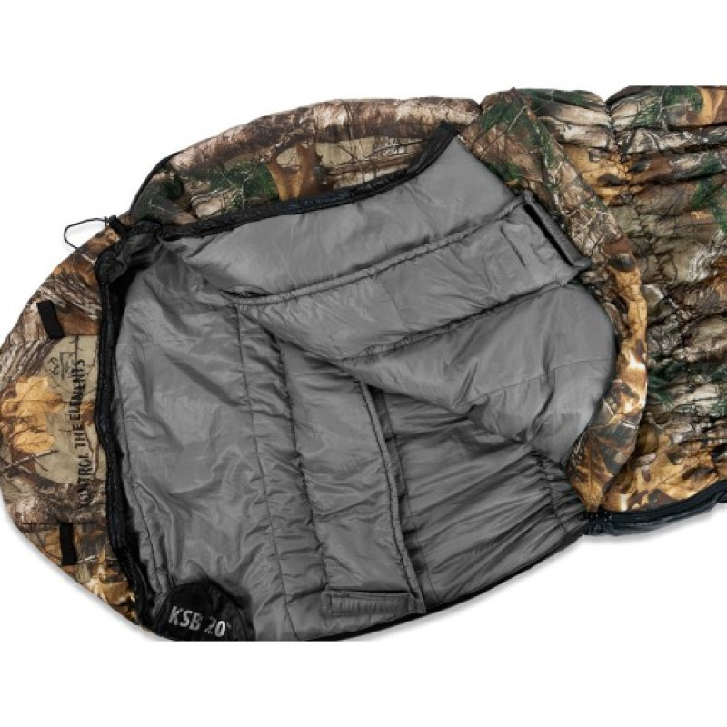 Спальный мешок Klymit KSB 20 Synthetic Realtree® Xtra Sleeping Bag, Realtree Xtra