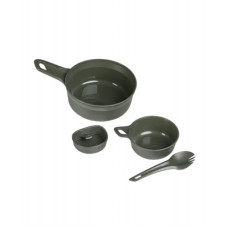 Столовый набор шведский ADVENTURER KIT WILDO® 4-PIECES, Olive