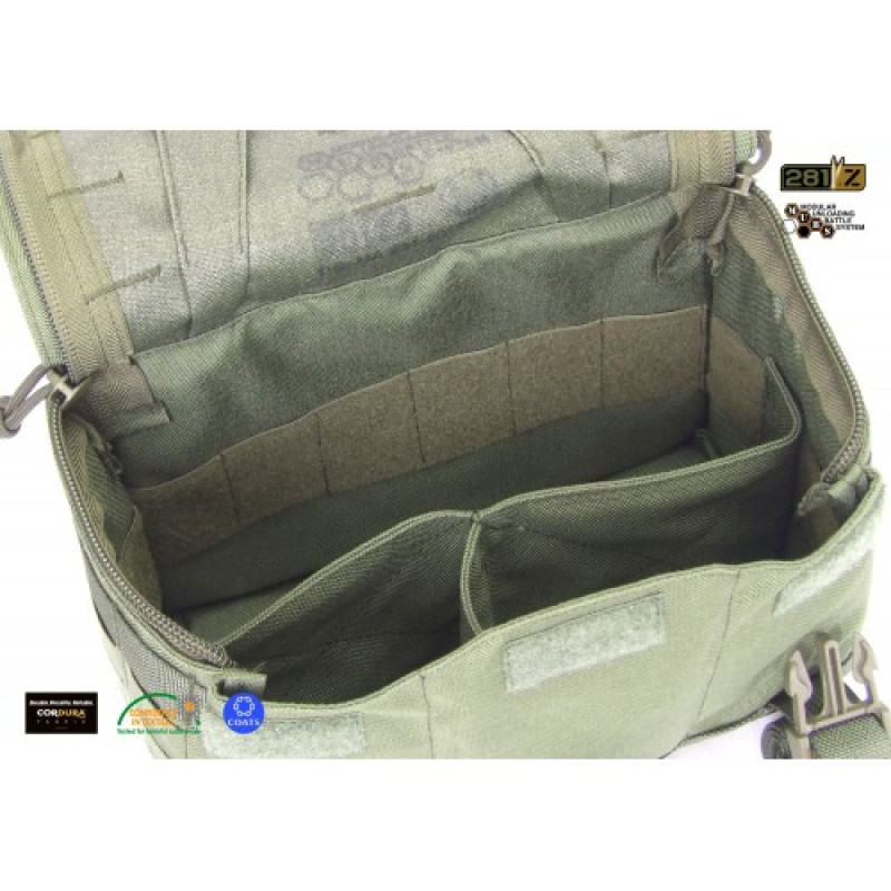 Сумка-підсумок польова універсальна M.U.B.S.MRE-FB (Meal, Ready-to-Eat-Field Bag) , Camo Green