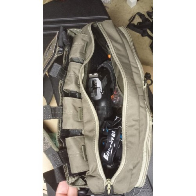 Сумка тактична для прихованого носіння зброї 5.11 4-Banger Bag, OD Trail