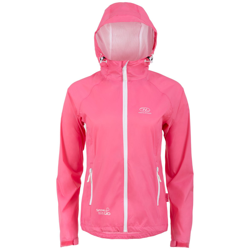 Ветровка женская Highlander Stow & Go Pack Away Rain Jacket 6000 mm Pink S (JAC077L-PK-S) арт. 928373