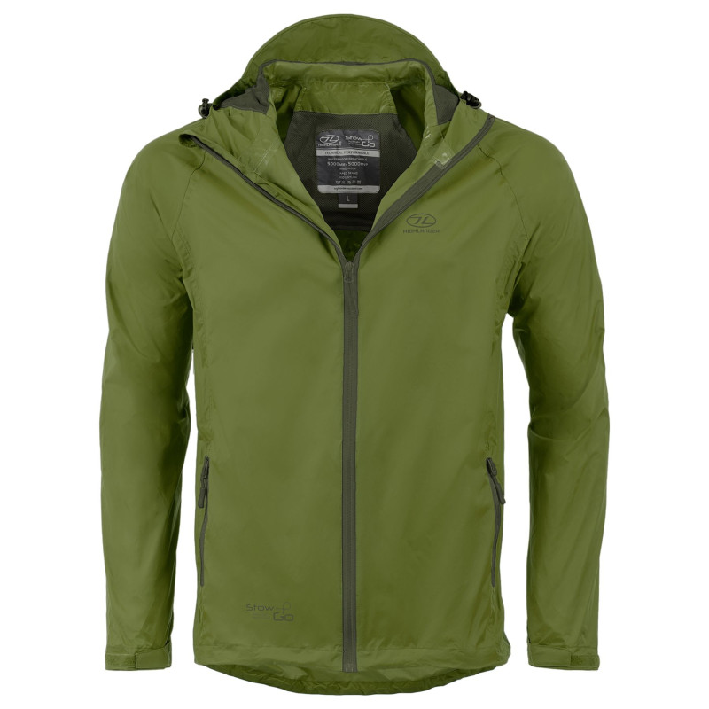 Ветровка мужская Highlander Stow & Go Pack Away Rain Jacket 6000 mm Olive XXL (JAC077-OG-XXL) арт. 927885