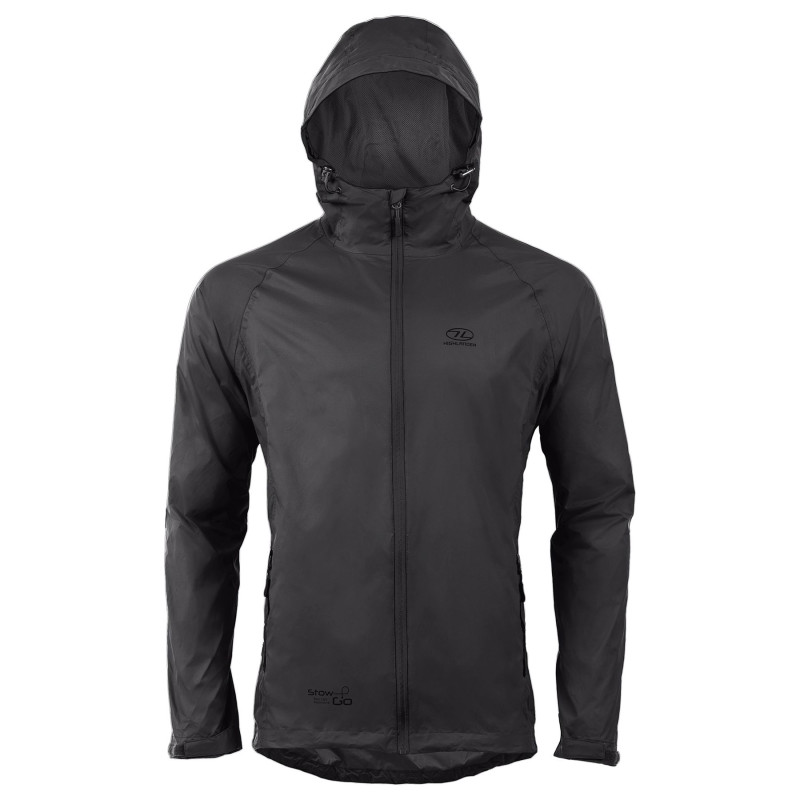 Вітровка чоловіча Highlander Stow & Go Pack Away Rain Jacket 6000 mm Black XL (JAC077-BK-XL) арт. 927879