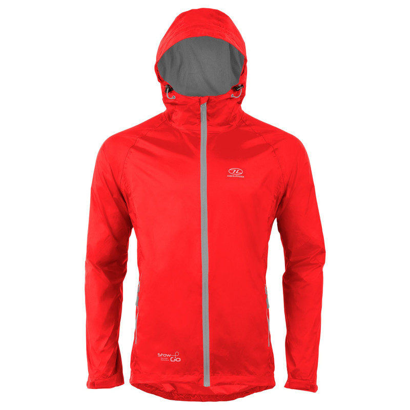 Ветровка мужская Highlander Stow & Go Pack Away Rain Jacket 6000 mm Red M (JAC077-RD-M) арт. 927487