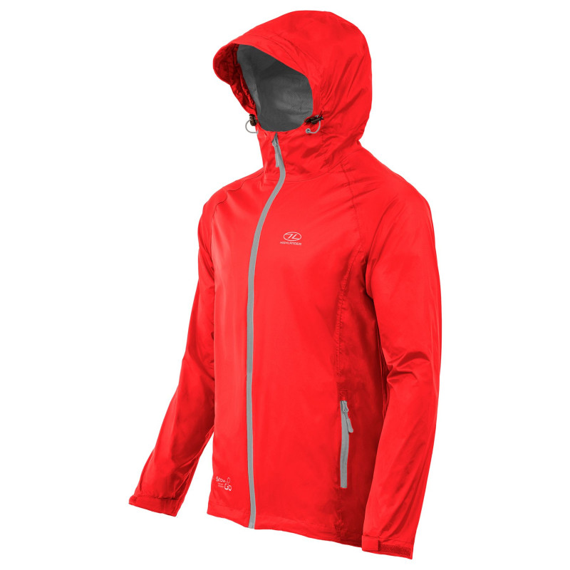 Ветровка мужская Highlander Stow & Go Pack Away Rain Jacket 6000 mm Red XL (JAC077-RD-XL) арт. 927489