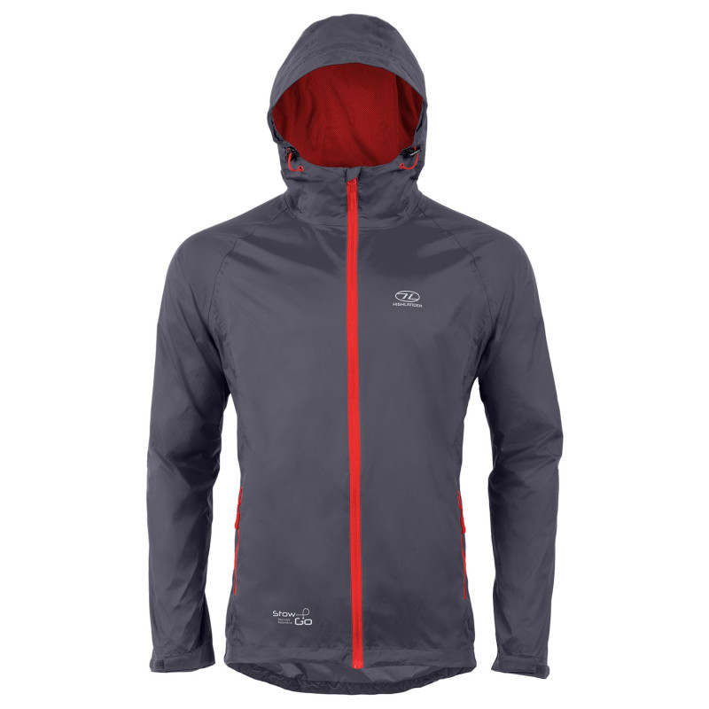Ветровка мужская Highlander Stow & Go Pack Away Rain Jacket 6000 mm Charcoal XL (JAC077-CH-XL) арт. 927477