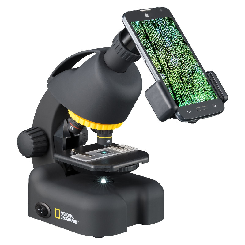 Мікроскоп National Geographic 40x-640x з адаптером для смартфона (9119501) арт. 922416
