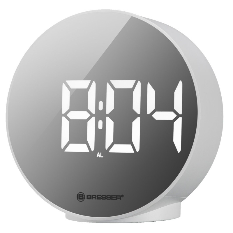 Часы настольные Bresser MyTime Echo FXR White (8010071GYEWHI) арт. 928548