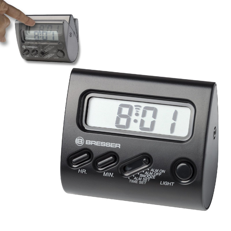 Часы настольные Bresser Yo-Yo Black (8010090CM3000) арт. 928642