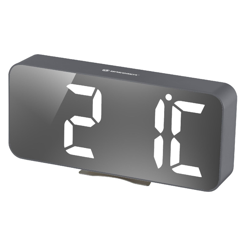 Часы настольные Bresser MyTime Echo FXL Grey (8010072QT5WHI) арт. 928640