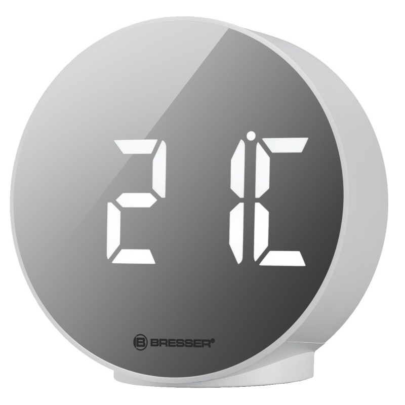 Часы настольные Bresser MyTime Echo FXR White (8010071GYEWHI) арт. 928548