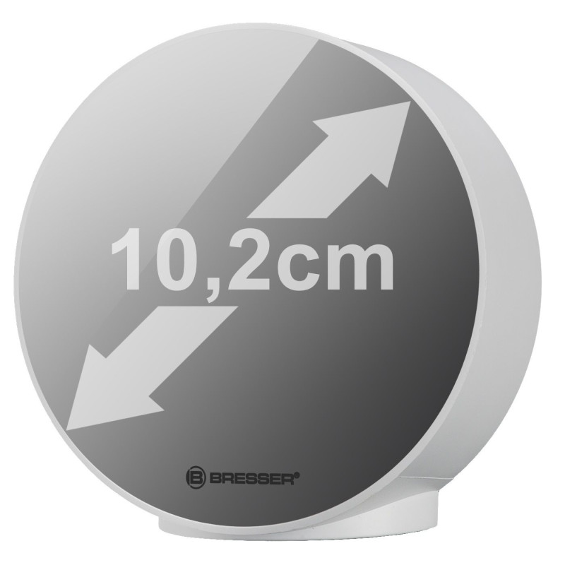 Часы настольные Bresser MyTime Echo FXR White (8010071GYEWHI) арт. 928548